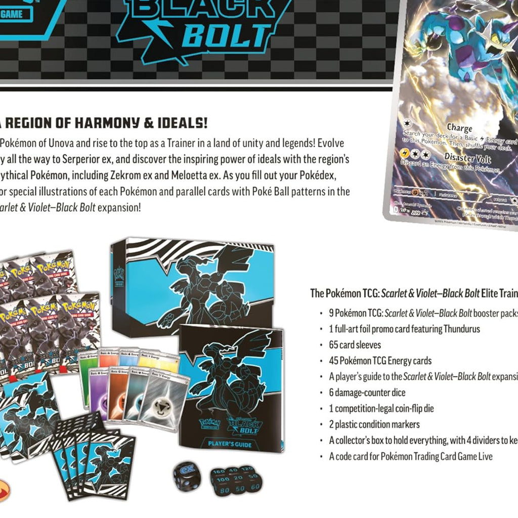 Pokémon TCG: Black Bolt & White Flare ETB Bundle (Set of 2)